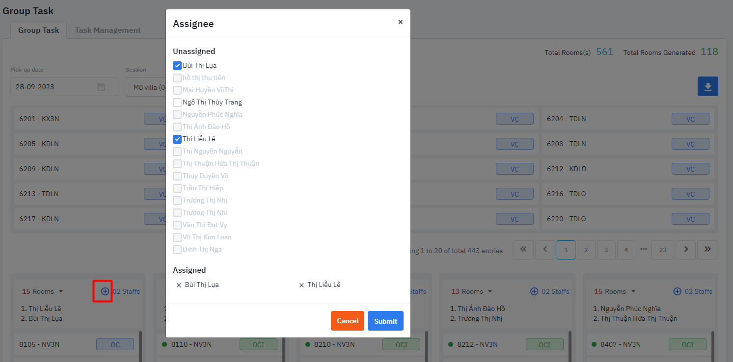 Phân công công việc (Task Assignment)